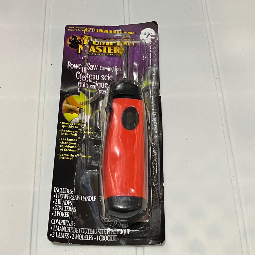 $4 Add-On Powered Pumpkin Carving Tool Mini Electric Saw Halloween Decorating